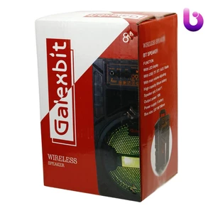 اسپیکر چمدانی بلوتوثی رم و فلش خور Galexbit GS-14 + میکروفون و ریموت کنترل