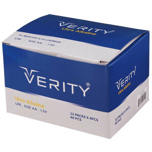 باتری چهارتایی قلمی Verity Ultra Alkaline LR6 1.5V AA