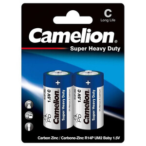 باتری دوتایی متوسط Camelion Super Heavy Duty 1.5V C