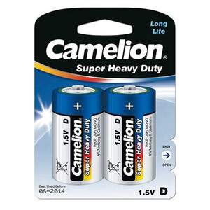 باتری دوتایی بزرگ Camelion Super Heavy Duty 1.5V D