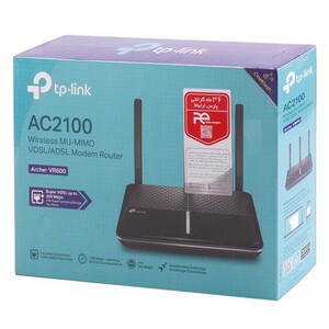 مودم روتر 3 آنتن TP-Link Archer VR600 AC2100 VDSL/ADSL2+ 300Mbps