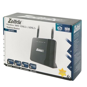 مودم روتر 2 آنتن Zoltrix ZXV-818-E ADSL2+ / VDSL2+ 300Mbps