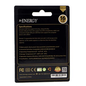 فلش 16 گیگ ایکس-انرژی X-Energy Gold