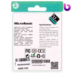 فلش 32 گیگ میکروسونیک Microsonic Drive Mini