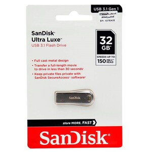 فلش 32 گیگ سن دیسک Sandisk Ultra Luxe USB3.1