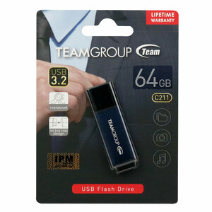 فلش 64 گیگ تیم گروپ TeamGroup C211 USB3.2