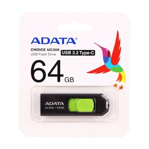 فلش 64 گیگ ای دیتا ADATA UC300 OTG Type-C