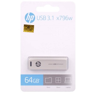 فلش 64 گیگ اچ پی HP X796W USB3.1