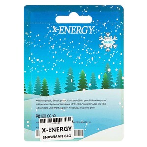 فلش عروسکی 64 گیگ ایکس انرژی X-Energy Snowman