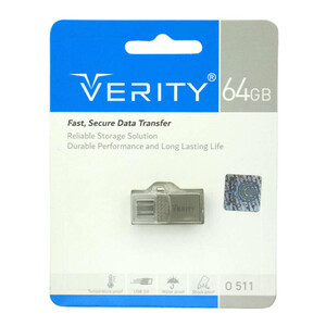 فلش 64 گیگ وریتی Verity O511 Dual Drive OTG Type-C USB3