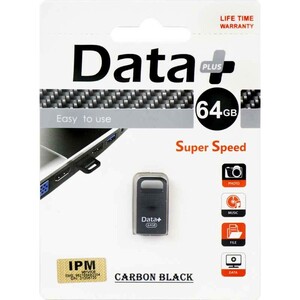 فلش 64 گیگ دیتا پلاس Data+ Carbon Black