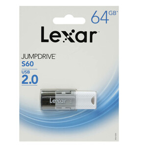 فلش 64 گیگ لکسار Lexar JumpDrive S60