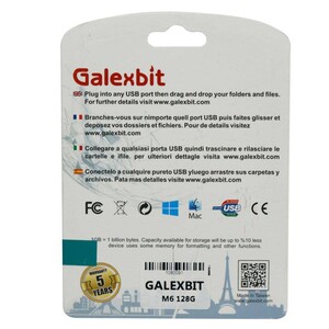 فلش 128 گیگ گلکس بیت Galexbit Micro Metal Series M6 USB3.0