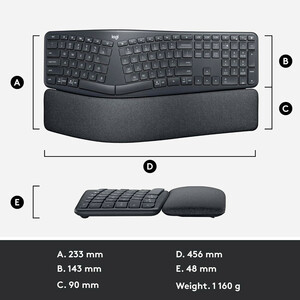 کیبورد بی سیم Logitech Ergo K860