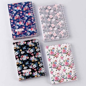 دفترچه یادداشت 100 برگ جایزه طرح گل Nahal Alma کد 7338