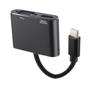 تبدیل K-net Type-C To HDMI/VGA