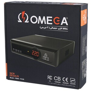 محافظ برق کامپیوتر 4 خانه امگا F6000 با کابل 1.8 متری
