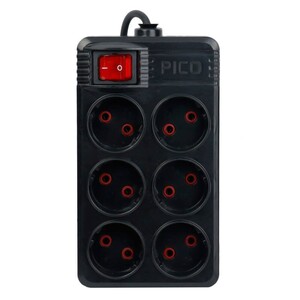 چند راهی 6 خانه پیکو الکتریک با کابل 3 متری