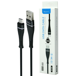 کابل میکرو یو اس بی فست شارژ Verity CB3136B 1m