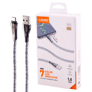 کابل میکرو یو اس بی فست شارژ Ldnio LS461 2.4A 1m