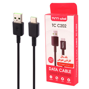 کابل تایپ سی TSCO TCC202 3A 1m