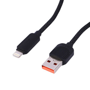 کابل آیفونی فست شارژ Earldom EC-187L 2.4A 1m