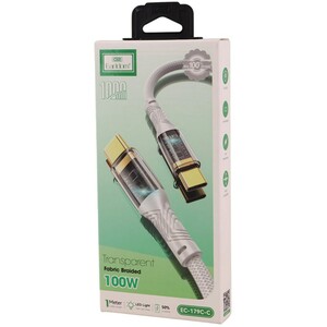 کابل تبدیل فست شارژ Earldom EC-179C-C Type-C To Type-C 100W 1m