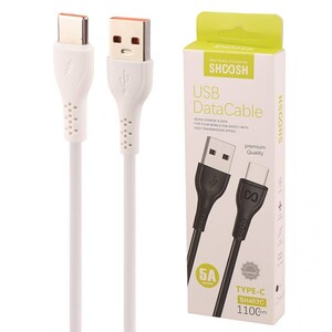 کابل تایپ سی فست شارژ 5 آمپر شوش SH402C طول 1.1 متر