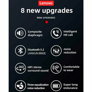 هندزفری بلوتوثی لنوو Think Plus Live Pods LP70