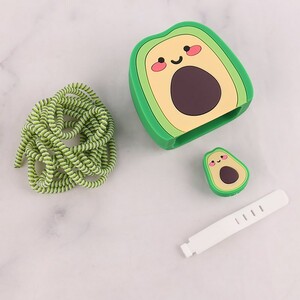 ست محافظ کابل و کلگی شارژر شیائومی 33 وات طرح آووکادو