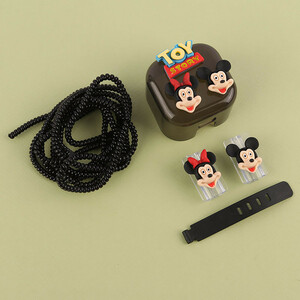 ست محافظ کابل و کلگی شارژر آیفون طرح میکی موس و مینی موس