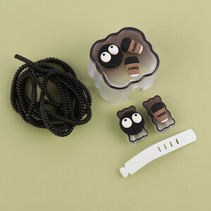 ست محافظ کابل و کلگی شارژر آیفون طرح بیسکوییت OREO