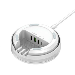 شارژر بی سیم فست شارژ 4 پورت Ldnio AW003 QC3.0 PD 32W