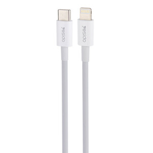 شارژر دیواری 30 وات یسیدو YC52 QC3.0 PD 3A + کابل تبدیل آیفونی