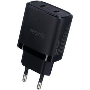 شارژر دیواری 20 وات یسیدو YC54 PD 3A + کابل تبدیل آیفونی