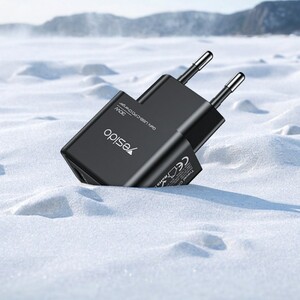 کلگی فست شارژ Yesido YC63 Gan 3A QC PD 30W Type-C
