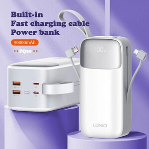 پاور بانک فست شارژ 50000 الدینیو Ldnio PQ50 QC3.0 PD 22.5W