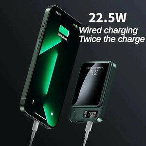 پاور بانک بی سیم فست شارژ ارلدام ET-PD34 PD 20W ظرفیت 10000 میلی آمپر ساعت