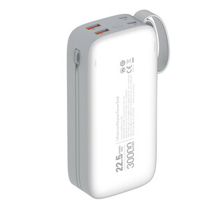 پاور بانک فست شارژ الدینیو PQ30 QC3.0 PD3.0 22.5W ظرفیت 30000 میلی آمپر ساعت