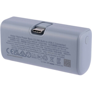 پاور بانک فست شارژ انکر A1653 PD 22.5W ظرفیت 5000 میلی آمپر ساعت
