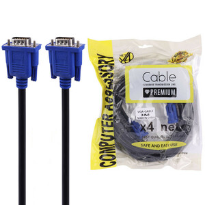 کابل VGA 3+6 ایکس فور نت X4 Net طول 3 متر