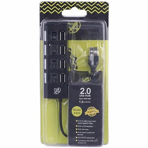 هاب 4 پورت USB 2.0 ایکس فورتک X405