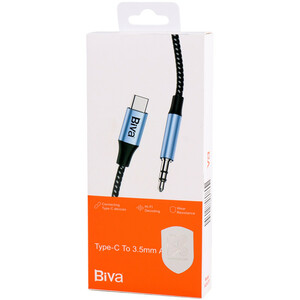 کابل تبدیل Type-C به AUX بیوا AUX-07T طول 1 متر