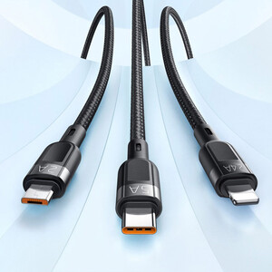 کابل 3 سر فست شارژ Mcdodo CA-8790 5A 1.2m