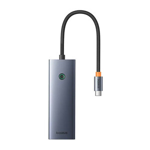 هاب و رم ریدر Baseus UltraJoy Series B00052803811-00 Type-C To USB 3.0/HDMI/SD/Micro SD/Type-C PD