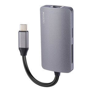 هاب و رم ریدر Yesido HB15 USB3.0/USB2.0/SD/Micro SD/RJ45/Type-C PD To Type-C