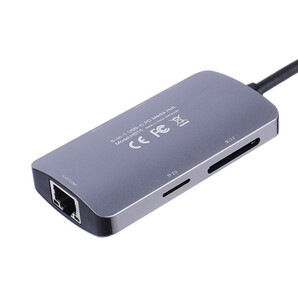 هاب و رم ریدر Yesido HB15 USB3.0/USB2.0/SD/Micro SD/RJ45/Type-C PD To Type-C