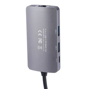 هاب و رم ریدر Yesido HB15 USB3.0/USB2.0/SD/Micro SD/RJ45/Type-C PD To Type-C