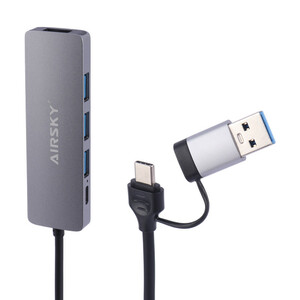 هاب Ifortech Airsky HC-13EL Type-C USB3.0 5Port