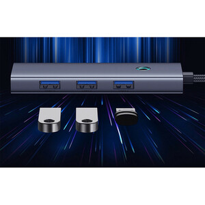 هاب Baseus UltraJoy Series B0005280A813-03 Type-C USB3.0 4Port